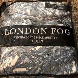 London Fog Extra Soft 6 Piece Sheet Set - Queen